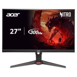 Acer Nitro 27" WQHD 2560x1440 IPS PC Gaming Monitor | AMD FreeSync Premium | 300Hz | Up to 0.5ms | for $294 Acer Nitro 27" WQHD 2560x1440 IPS PC Gaming Monitor | AMD FreeSync Premium | 300Hz | Up to 0.5ms | for $294