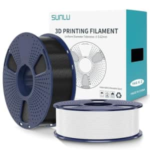 SUNLU PLA+2.0 3D Printer Filament 2KG, Tougher and Stronger PLA Plus Filament 1.75mm, Dimensional for $24