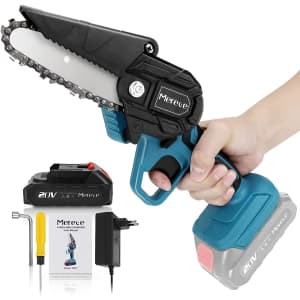 Merece 4" 20V Mini Chainsaw for $28 Merece 4" 20V Mini Chainsaw for $28