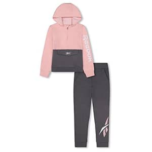 Reebok Girls' 2-Piece Activewear Tracksuit Clothing Set-Hoodie Jacket + Performance Joggers, for $22 Reebok Girls' 2-Piece Activewear Tracksuit Clothing Set-Hoodie Jacket + Performance Joggers, for $22