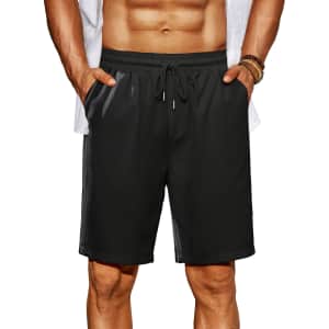 Coofandy Men's 9" Beach Shorts for $8