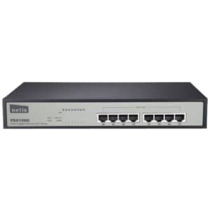 NETIS PE6108G 8 Port Gigabit PoE/POE+, 802.3af/at Compliant 120W POE Budget, Sturdy Metal Desktop, for $60 NETIS PE6108G 8 Port Gigabit PoE/POE+, 802.3af/at Compliant 120W POE Budget, Sturdy Metal Desktop, for $60