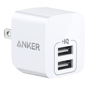 Anker 12W USB Wall Charger w/ Foldable Plug for $10