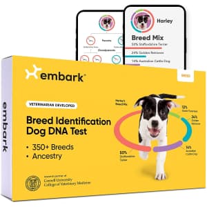 Embark Breed Identification Dog DNA Test for $99 Embark Breed Identification Dog DNA Test for $99