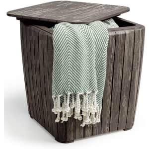 Keter Luzon Outdoor Storage Table for $60