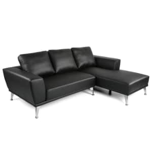 Noble House Connel 2-Piece Chaise Sectional Sofa for $658 Noble House Connel 2-Piece Chaise Sectional Sofa for $658
