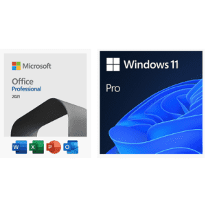 Microsoft Office Professional 2021 for Windows Lifetime License + Windows 11 Pro Bundle for $60