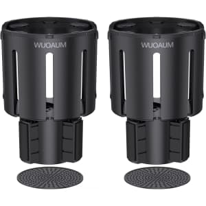 WUOAUM Car Cup Expander 2-Pack for $16
