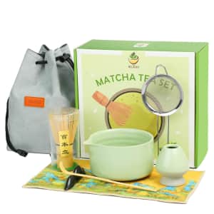 8-Piece Matcha Whisk Set with Storage Bag for $17 8-Piece Matcha Whisk Set with Storage Bag for $17