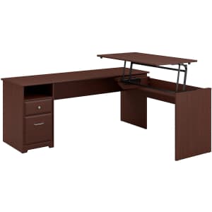Bush Furniture 3-Position L-Shaped Sit-to-Stand Desk for $556