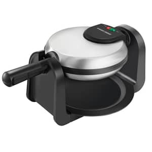 Black + Decker BLACK+DECKER Flip Waffle Maker, Silver, WM1404S for $35 Black + Decker BLACK+DECKER Flip Waffle Maker, Silver, WM1404S for $35