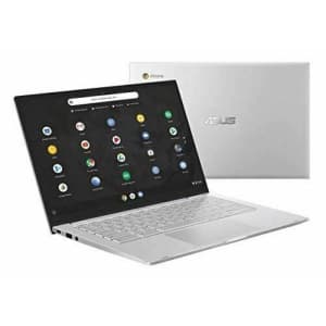 Asus Chromebook C425 Clamshell Laptop, 14" FHD 4-Way NanoEdge, Intel Core m3-8100Y Processor, 4GB for $315