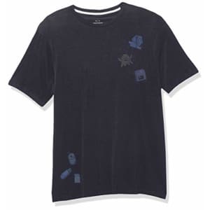 Emporio Armani A | X ARMANI EXCHANGE Men's Graphic T-Shirt, Navy, S for $20