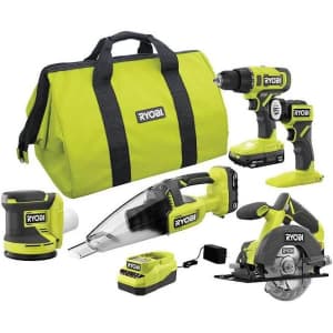 Combo Kits & Batteries at Home Depot. Pictured is the RYOBI ONE+ 18V Cordless 5-Tool Combo Kit for $169 ($200 elsewhere)