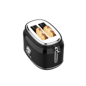 Frigidaire CULINARY CHEF, 2 Slice Toaster, Retro Style, Wide Slot for Bread, English Muffins, Croissants, and for $34