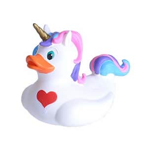 Wild Republic Rubber Ducks, Bath Toys, Kids Gifts, Unicorn Party Supplies, Water Toys, Unicorn, 4 for $10