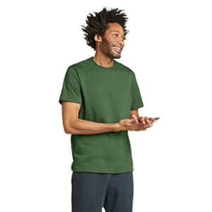 Eddie Bauer Men's Legend Wash 100% Cotton Short-Sleeve Classic T-Shirt, Irish Green, XX-Large for $28