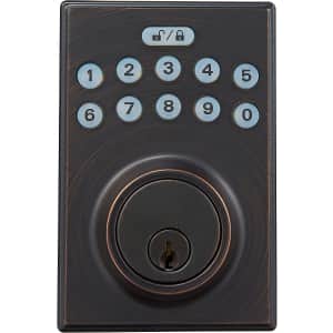 Amazon Basics Electronic Keypad Deadbolt for $33 Amazon Basics Electronic Keypad Deadbolt for $33
