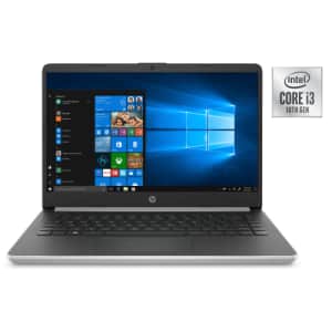 HP 14 10th-Gen Ice Lake 1.2GHz Laptop w/ 128GB SSD for $279