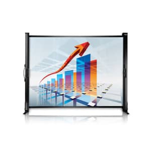 Epson ES1000 Ultra Portable Tabletop Projection Screen for $75