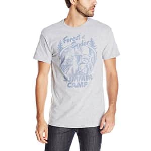 Star Wars Men's Forest Camp T-Shirt, Athletic Heather, Medium for $21