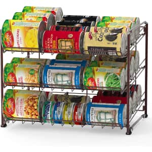 Simple Houseware Stackable Can Rack Organizer for $23 Simple Houseware Stackable Can Rack Organizer for $23