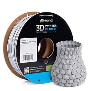 Inland PLA 3D Printer Filament 1.75mm - Dimensional Accuracy +/- 0.03mm - 1kg Cardboard Spool (2.2 for $15