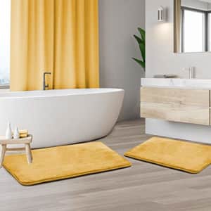 Clara Clark Memory Foam Bath Mat Sets 2 Piece - Non Slip, Absorbent, Soft Bath Rug Set - Fast for $25 Clara Clark Memory Foam Bath Mat Sets 2 Piece - Non Slip, Absorbent, Soft Bath Rug Set - Fast for $25