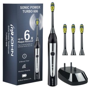 John Turbo 606 Sonic Electric Toothbrush for $8