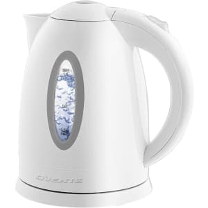 Ovente 1.7L Cordless Electric Kettle for $10