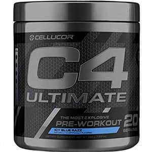Cellucor C4 Ultimate Pre Workout Powder ICY Blue Razz | Sugar Free Preworkout Energy Supplement for Men & for $38