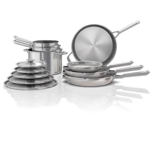 Ninja EverClad 12-Piece Tri-Ply Stainless Steel Cookware Set for $180 for members Ninja EverClad 12-Piece Tri-Ply Stainless Steel Cookware Set for $180 for members