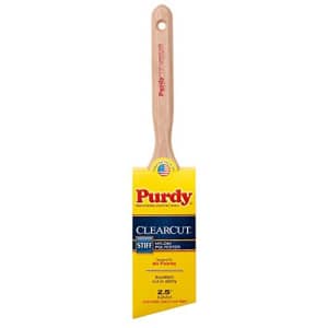 Purdy 144152125 Clearcut Series Glide Angular Trim Paint Brush, 2-1/2 inch for $20