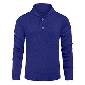 Coofandy Men's Shawl Collar Slim Fit Sweater From $10 w/ Prime