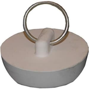 Lasco White Rubber Hollow Stopper for 2" Drain Openings for $7