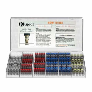 Kuject 200-Piece Solder Seal Wire Connector Kit for $10