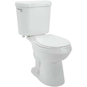 Glacier Bay 2-Piece High Efficiency Single Flush Round Toilet for $89