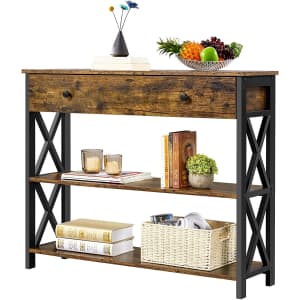 Yaheetech Industrial Console Table for $73 Yaheetech Industrial Console Table for $73
