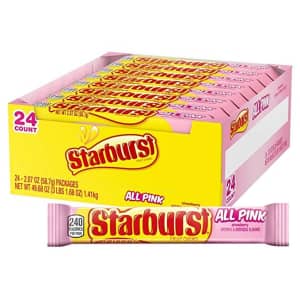 Starburst All Pink Fruit Chews 24-Pack for $23 w/ Sub & Save