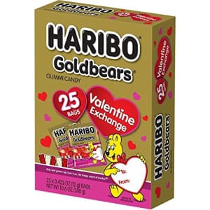 Haribo Gold-Bears Valentines Day Gummy Bears Party Supplies Favors, 25 Count for $13