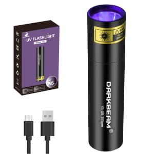 DarkBeam UV Flashlight for $5