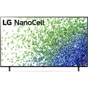 LG 75NANO80UPA Alexa Built-in NanoCell 80 Series 75" 4K Smart UHD NanoCell TV (2021) for $1,284