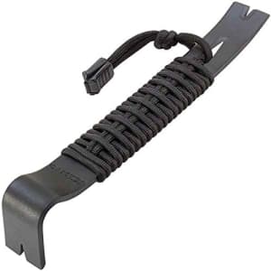 Schrade SCHPB1BK 7.5in Pry Bar with High Carbon Steel Construction and 550 Paracord Handle for for $15