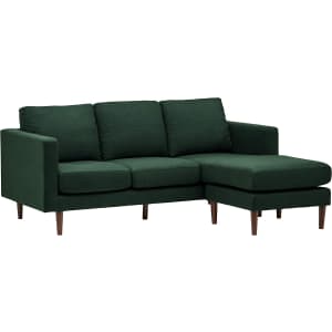 Rivet Revolve Modern Upholstered Sofa w/ Reversible Sectional Chaise for $1,076