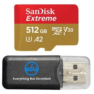 SanDisk Extreme V30 A2 512GB MicroSD Memory Card for DJI Mini 2 Mavic Drone Class 10 4K SDXC Bundle for $46 SanDisk Extreme V30 A2 512GB MicroSD Memory Card for DJI Mini 2 Mavic Drone Class 10 4K SDXC Bundle for $46