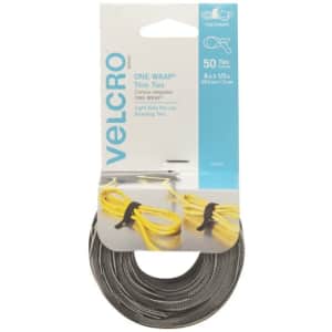 Velcro One Wrap Thin Ties 50-Pack for $6