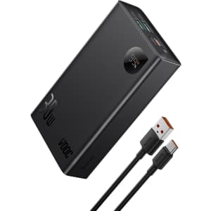 Baseus 20,000mAh USB-C Portable Power Bank for $30