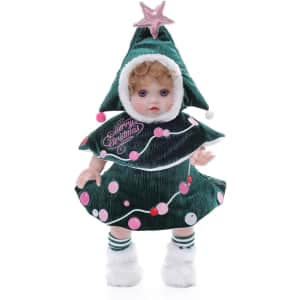 Cloveray 18" Realistic Doll w/ Christmas Tree Outfit for $30 w/ Prime Cloveray 18" Realistic Doll w/ Christmas Tree Outfit for $30 w/ Prime