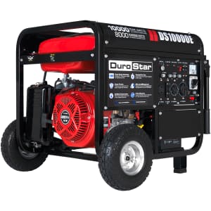 DuroStar 10,000W Portable Gas Electric Start Generator for $599