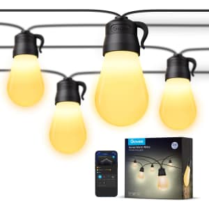 Govee 24-Foot Smart Outdoor String Lights for $28